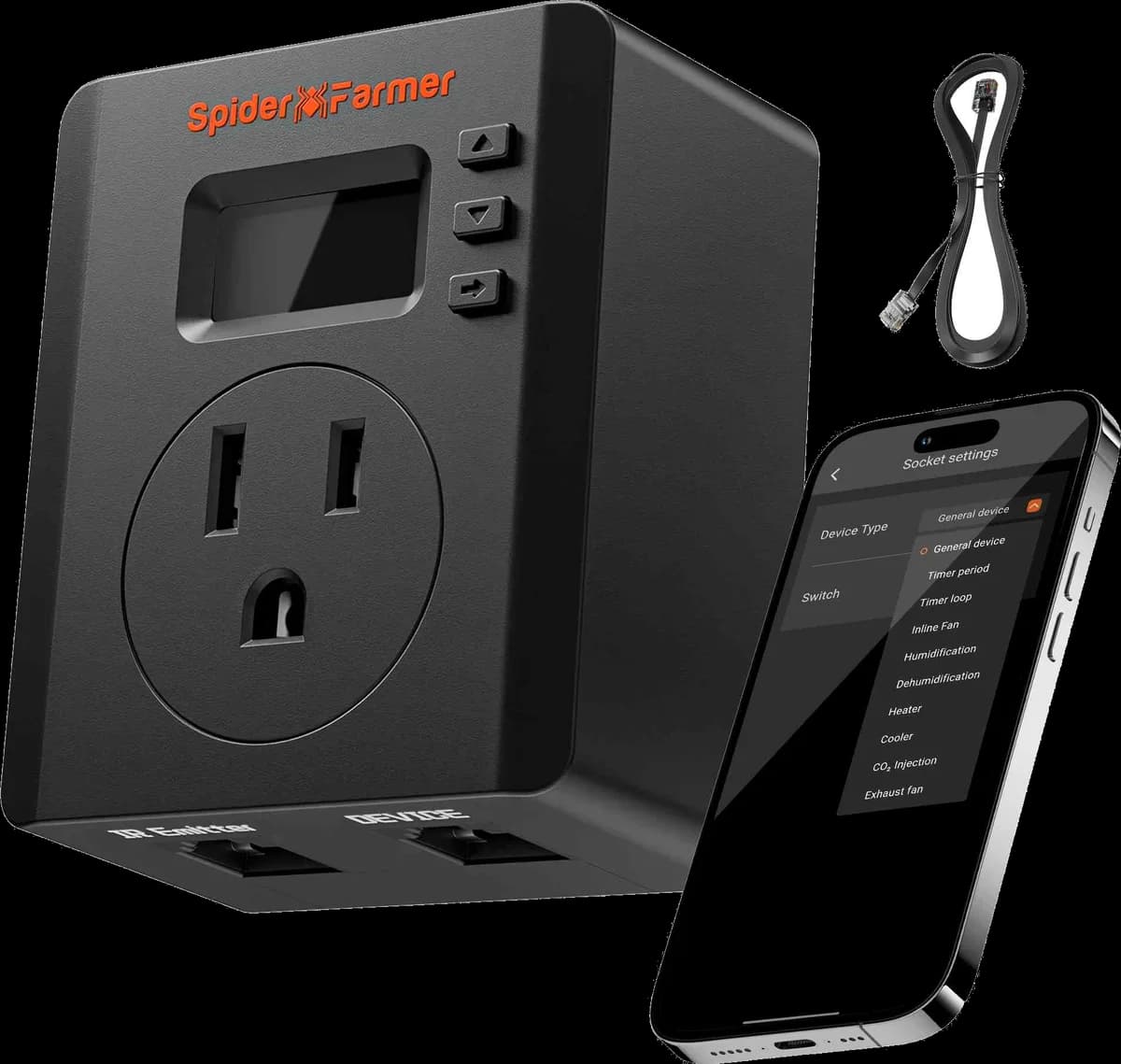 Enchufe inteligente Wi-Fi + Bluetooth — 3680 W, 16 A